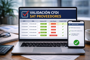 validación CFDI SAT proveedores