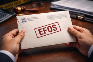 me llegó carta del SAT EFOS