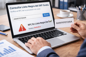 validar RFC lista negra SAT gratis