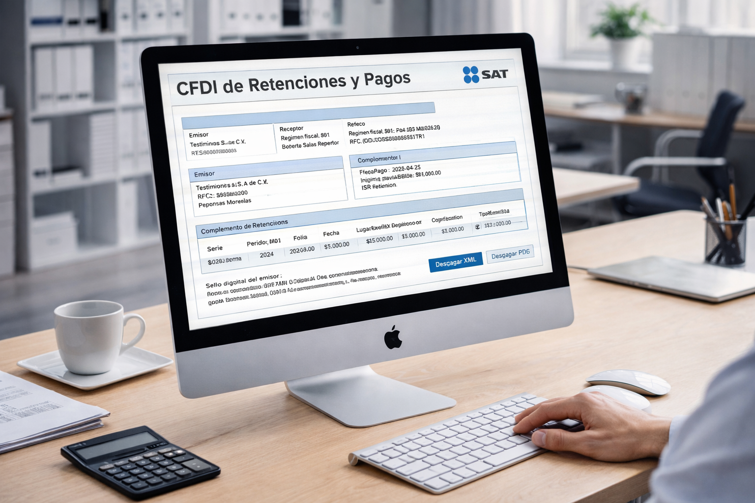 emitir CFDI de retenciones