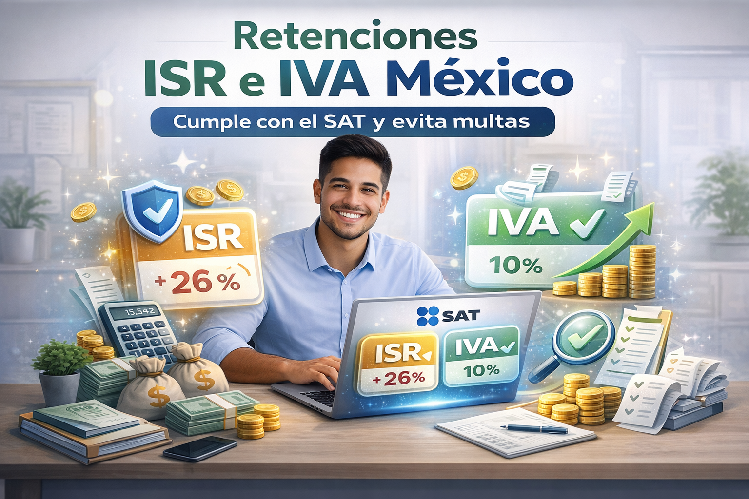 retenciones ISR e IVA México