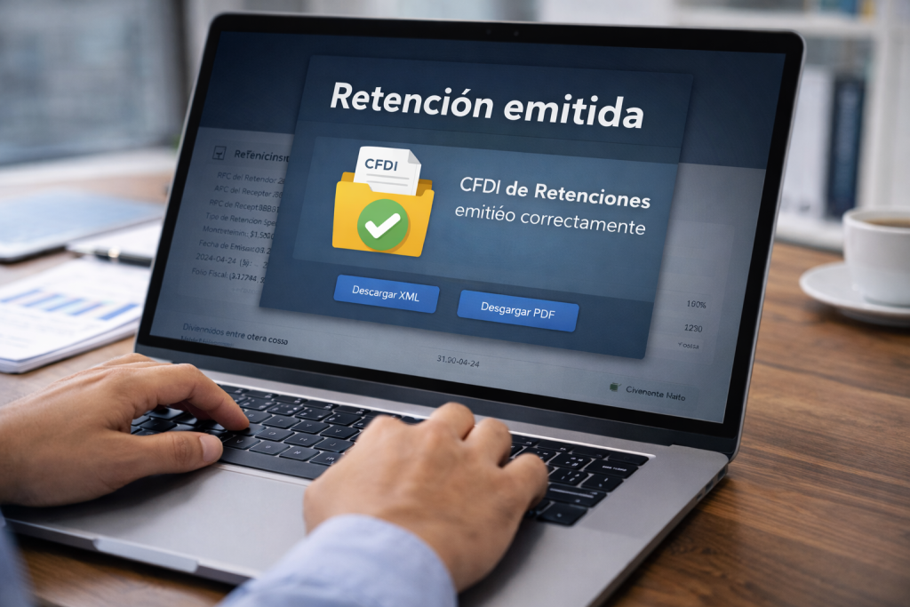 emitir comprobante de retenciones SAT en línea