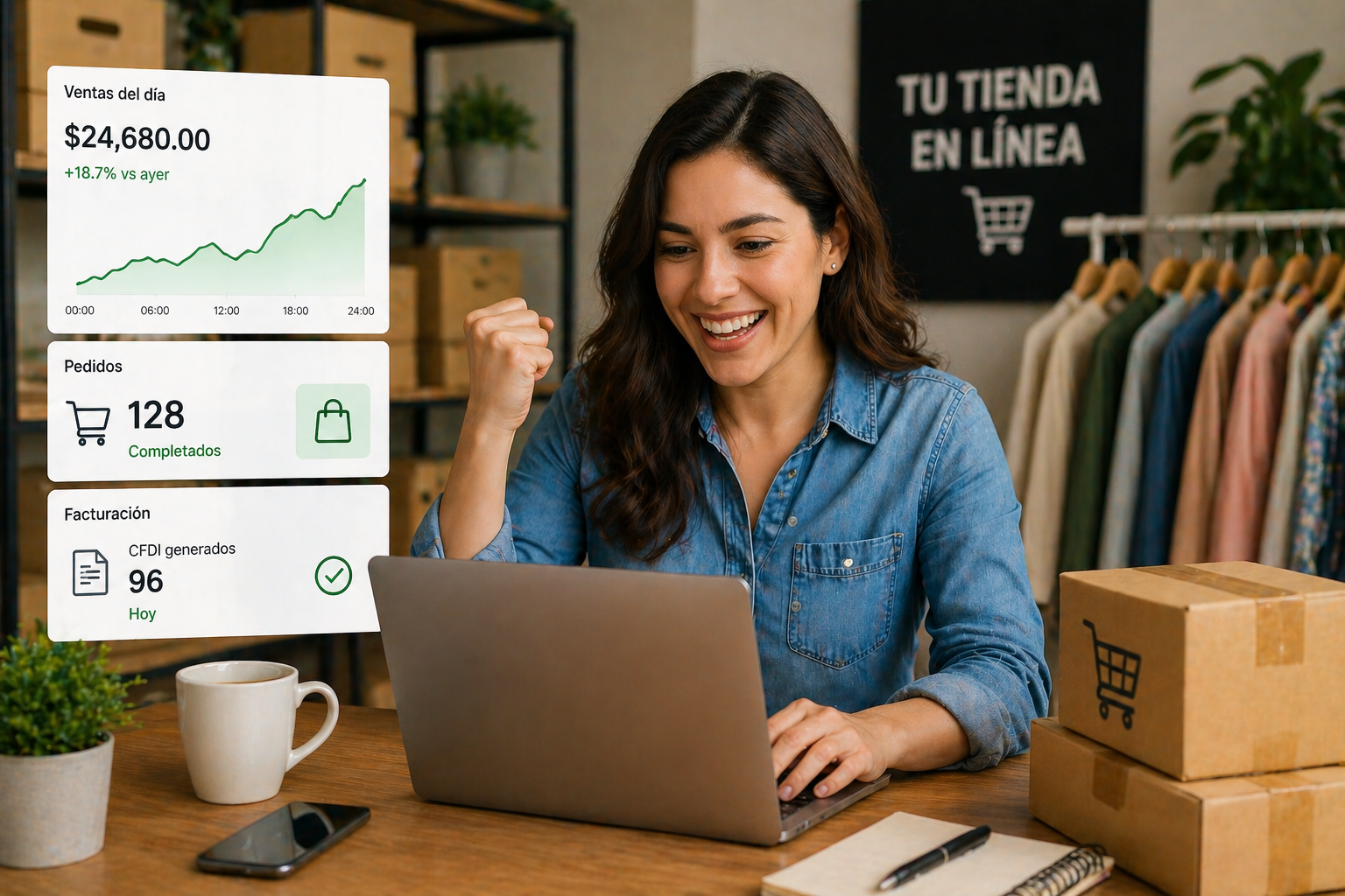 Sistema de facturación electrónica para tiendas en línea