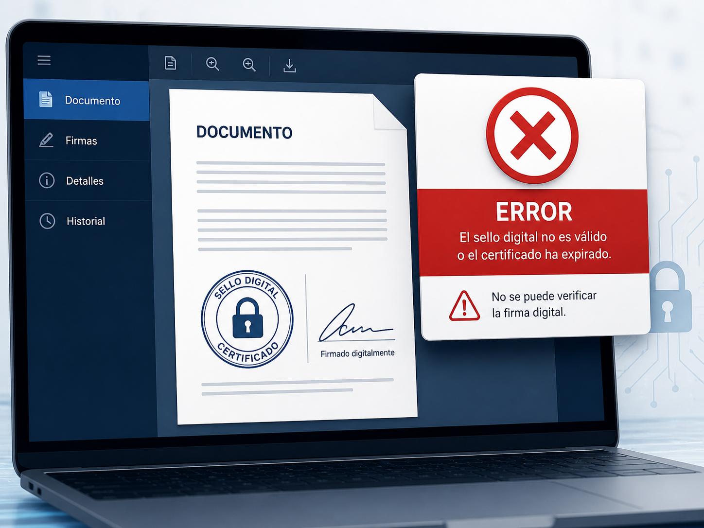 error de certificado sello digital solución SAT