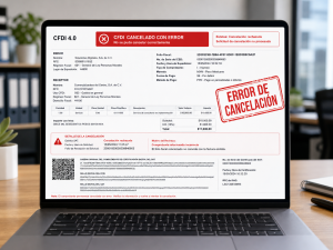 problemas al cancelar factura CFDI 4.0